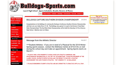 Desktop Screenshot of bulldogs-sports.com