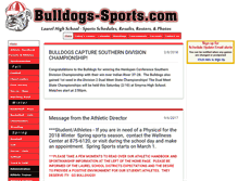 Tablet Screenshot of bulldogs-sports.com